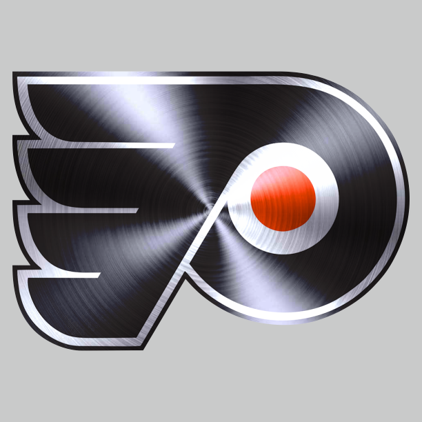 Philadelphia Flyers Stainless steel logo iron on paper